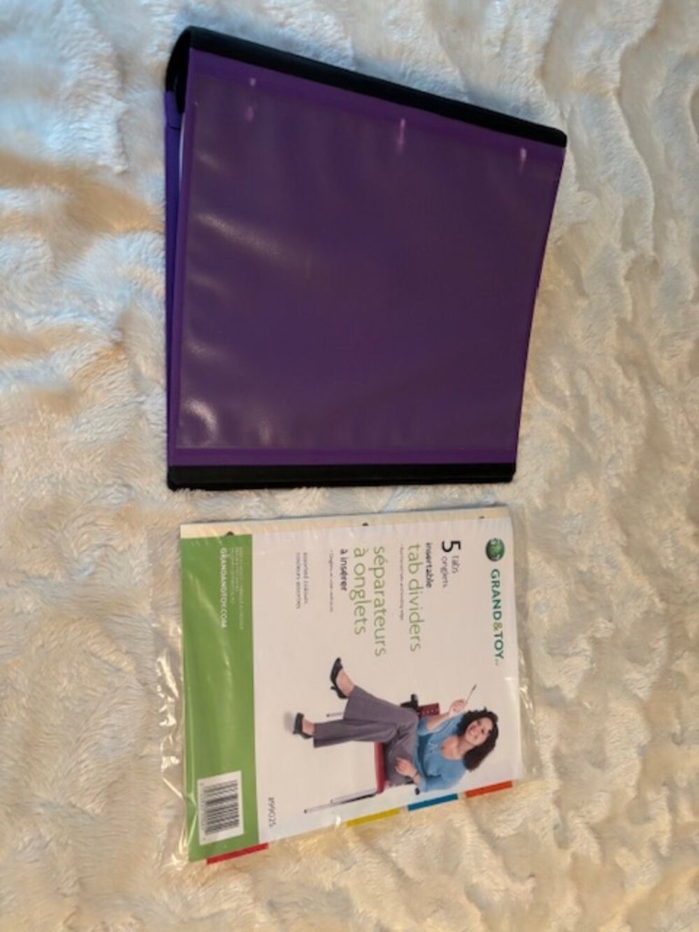 School Office Supplies Staples Purple Better Binder Grand & Toy Tab Dividers